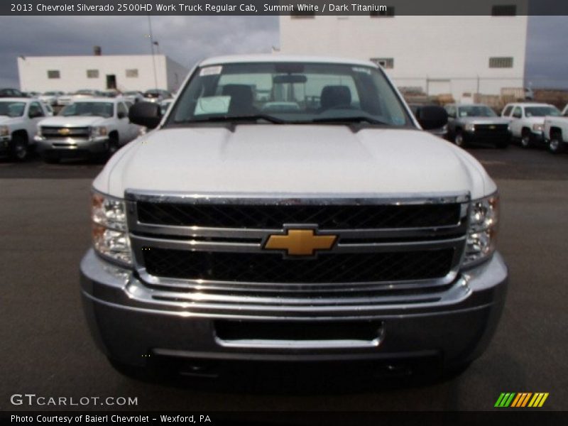 Summit White / Dark Titanium 2013 Chevrolet Silverado 2500HD Work Truck Regular Cab