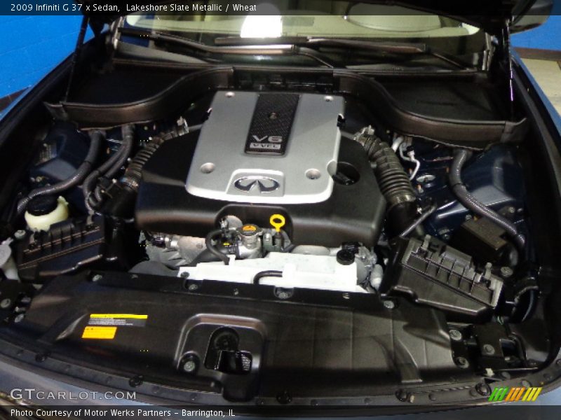 Lakeshore Slate Metallic / Wheat 2009 Infiniti G 37 x Sedan
