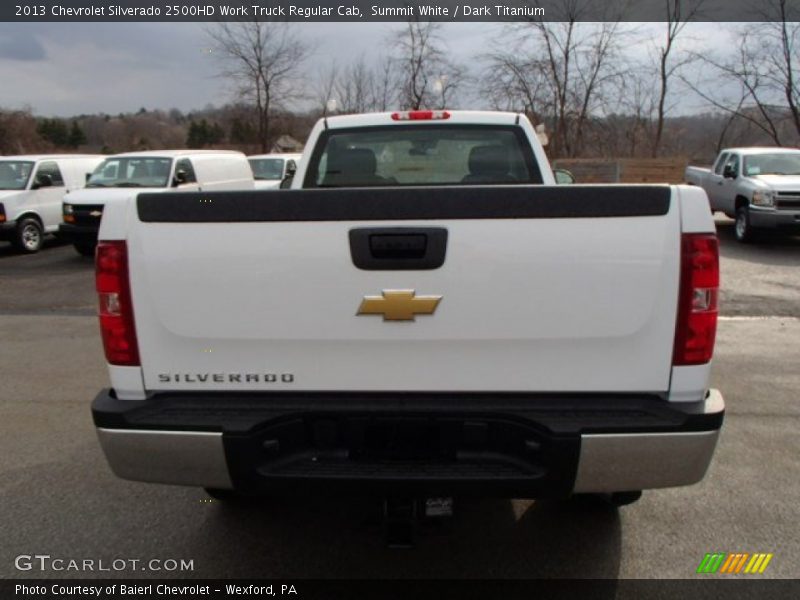 Summit White / Dark Titanium 2013 Chevrolet Silverado 2500HD Work Truck Regular Cab