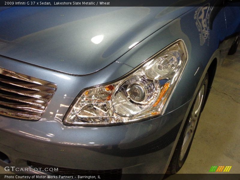 Lakeshore Slate Metallic / Wheat 2009 Infiniti G 37 x Sedan