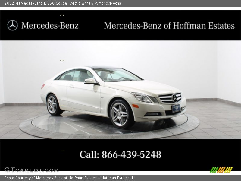 Arctic White / Almond/Mocha 2012 Mercedes-Benz E 350 Coupe