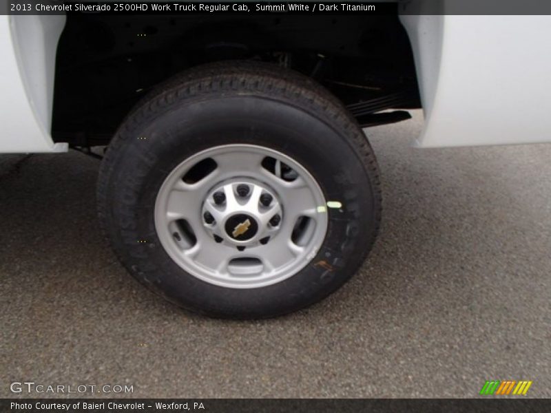 Summit White / Dark Titanium 2013 Chevrolet Silverado 2500HD Work Truck Regular Cab