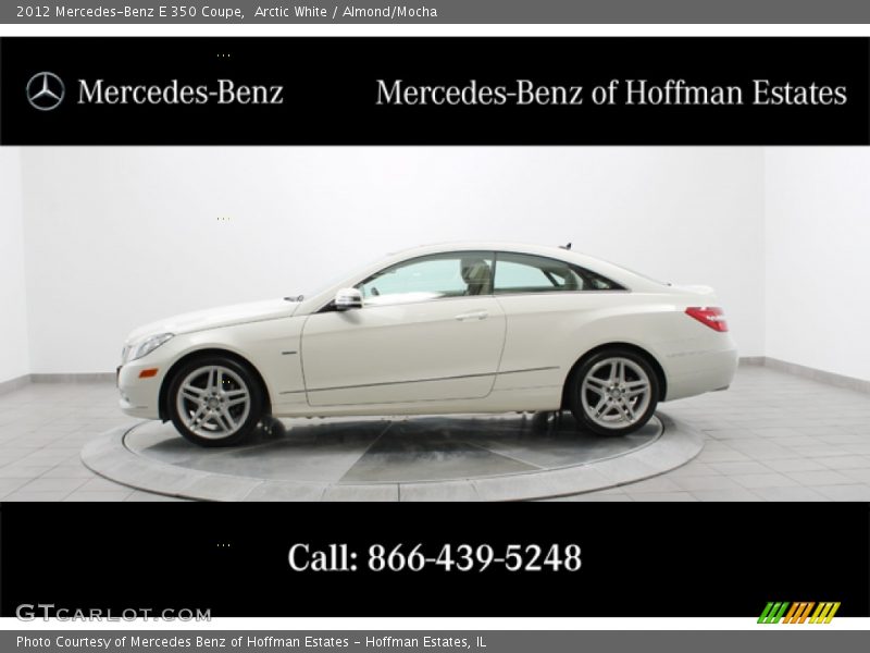 Arctic White / Almond/Mocha 2012 Mercedes-Benz E 350 Coupe