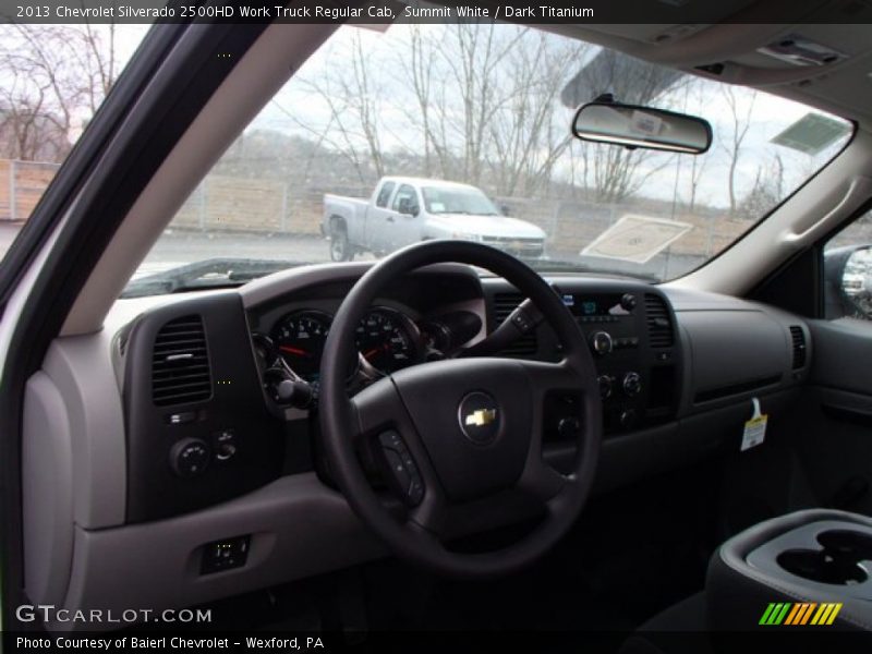 Summit White / Dark Titanium 2013 Chevrolet Silverado 2500HD Work Truck Regular Cab
