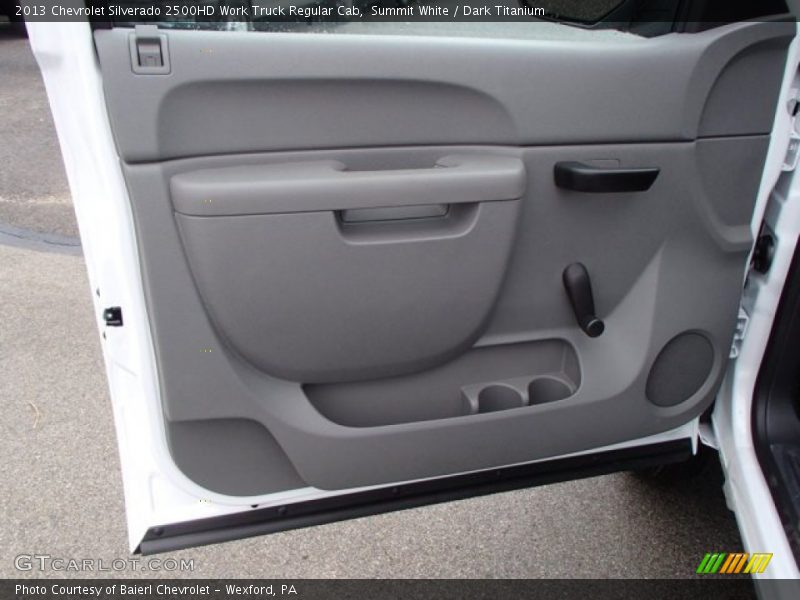 Summit White / Dark Titanium 2013 Chevrolet Silverado 2500HD Work Truck Regular Cab