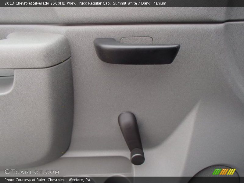 Summit White / Dark Titanium 2013 Chevrolet Silverado 2500HD Work Truck Regular Cab