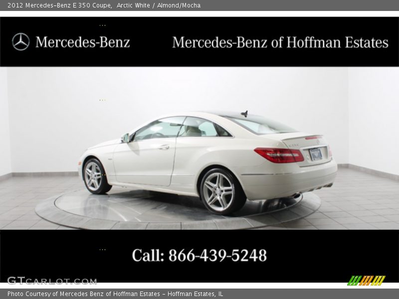 Arctic White / Almond/Mocha 2012 Mercedes-Benz E 350 Coupe