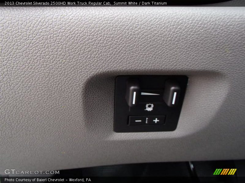 Summit White / Dark Titanium 2013 Chevrolet Silverado 2500HD Work Truck Regular Cab