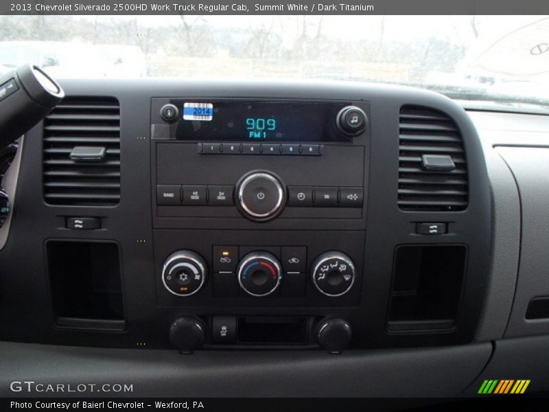 Summit White / Dark Titanium 2013 Chevrolet Silverado 2500HD Work Truck Regular Cab
