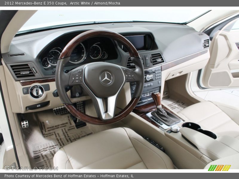 Arctic White / Almond/Mocha 2012 Mercedes-Benz E 350 Coupe
