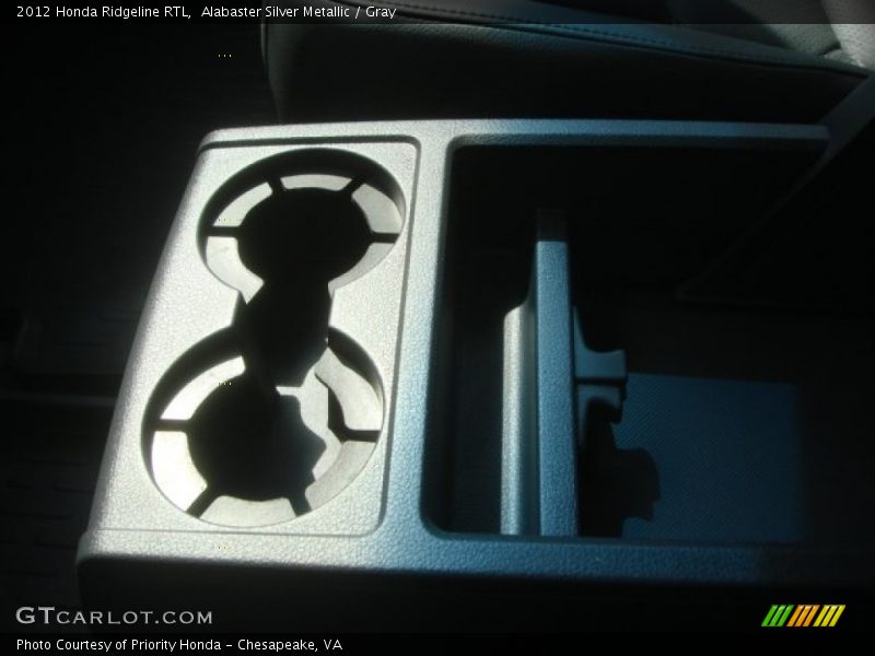 Alabaster Silver Metallic / Gray 2012 Honda Ridgeline RTL