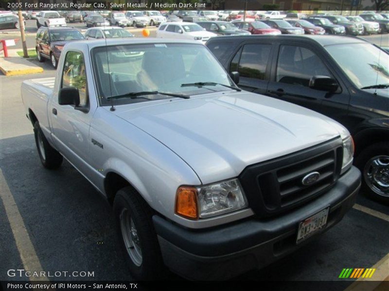 Silver Metallic / Medium Dark Flint 2005 Ford Ranger XL Regular Cab