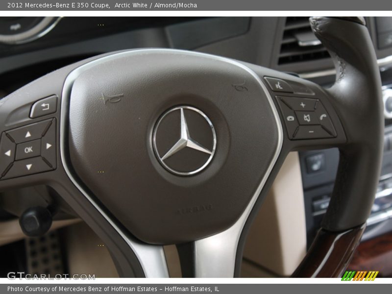 Arctic White / Almond/Mocha 2012 Mercedes-Benz E 350 Coupe