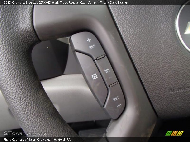 Summit White / Dark Titanium 2013 Chevrolet Silverado 2500HD Work Truck Regular Cab