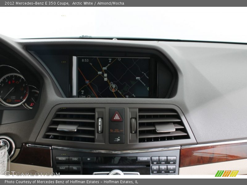 Arctic White / Almond/Mocha 2012 Mercedes-Benz E 350 Coupe