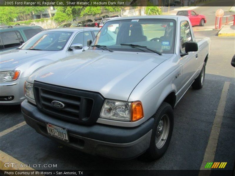 Silver Metallic / Medium Dark Flint 2005 Ford Ranger XL Regular Cab