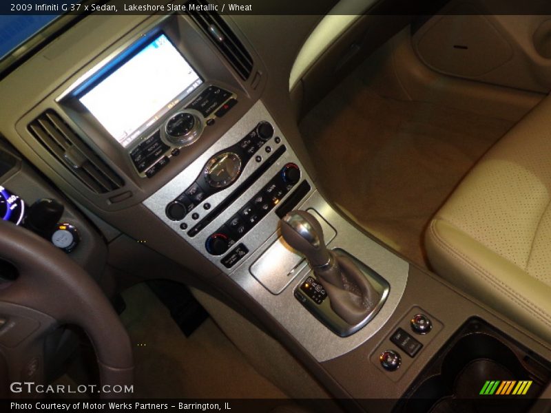 Lakeshore Slate Metallic / Wheat 2009 Infiniti G 37 x Sedan