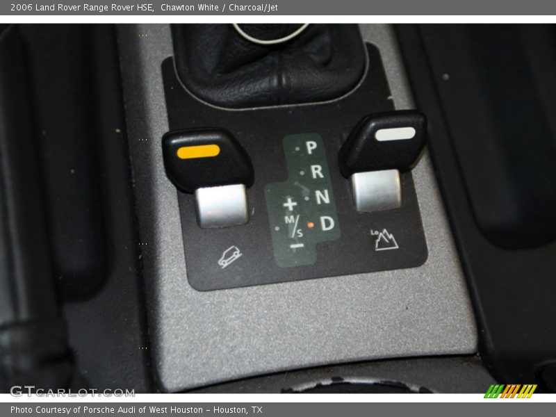 Controls of 2006 Range Rover HSE
