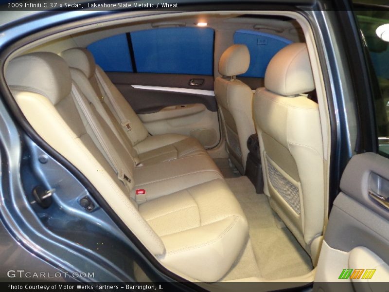 Lakeshore Slate Metallic / Wheat 2009 Infiniti G 37 x Sedan
