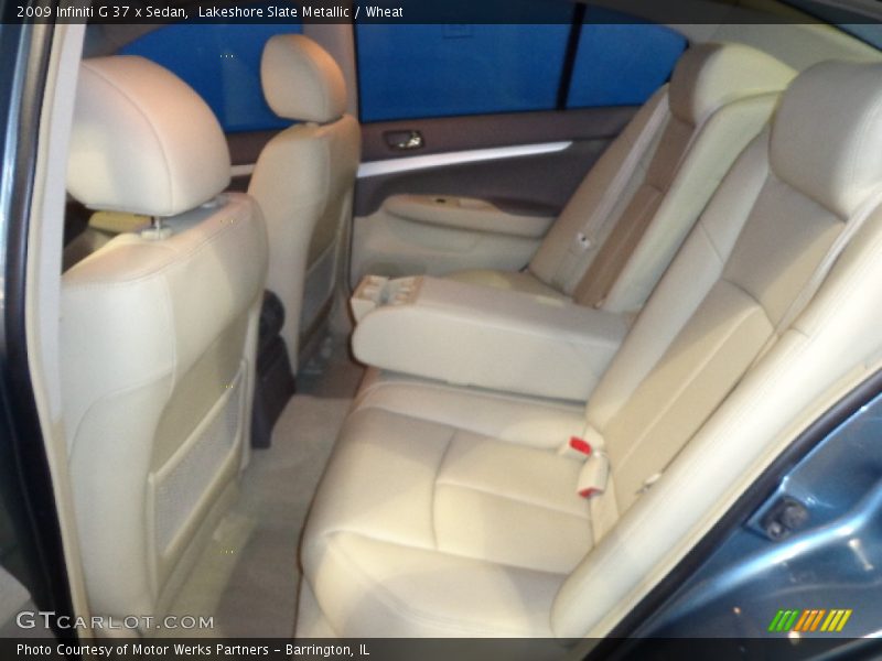 Lakeshore Slate Metallic / Wheat 2009 Infiniti G 37 x Sedan