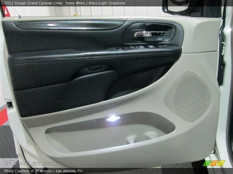 Stone White / Black/Light Graystone 2012 Dodge Grand Caravan Crew