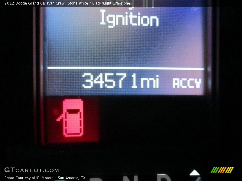 Stone White / Black/Light Graystone 2012 Dodge Grand Caravan Crew