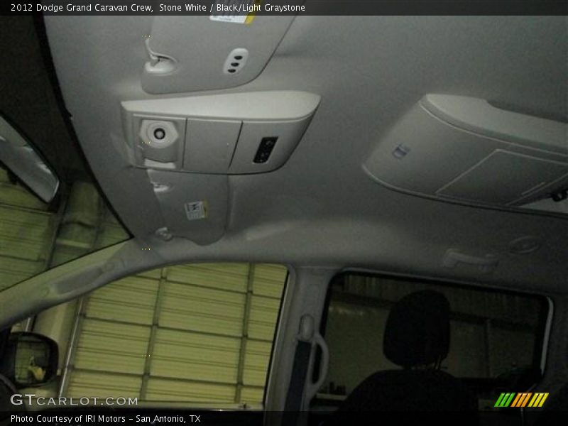 Stone White / Black/Light Graystone 2012 Dodge Grand Caravan Crew