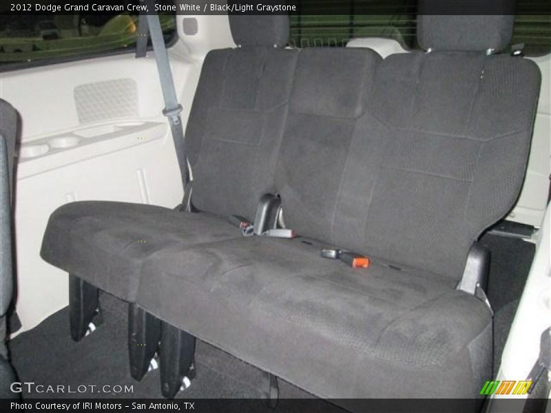 Stone White / Black/Light Graystone 2012 Dodge Grand Caravan Crew