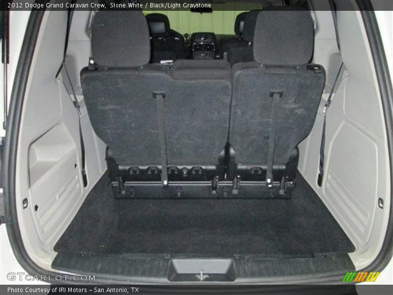 Stone White / Black/Light Graystone 2012 Dodge Grand Caravan Crew
