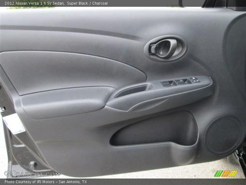 Super Black / Charcoal 2012 Nissan Versa 1.6 SV Sedan