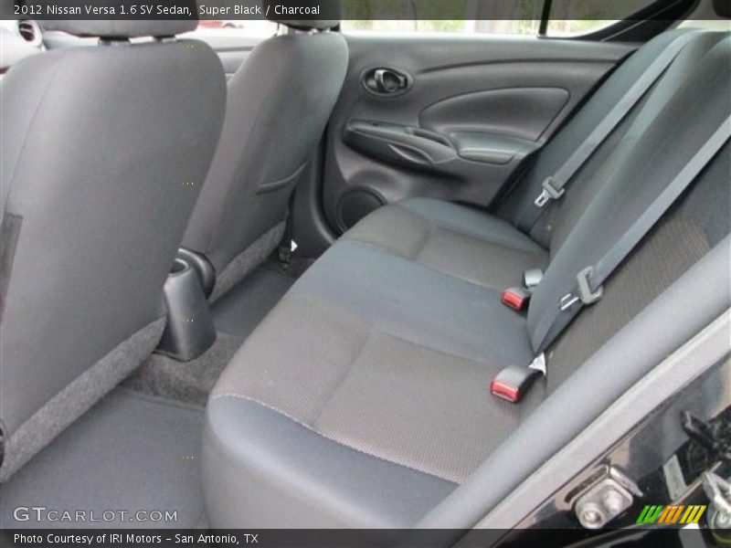 Super Black / Charcoal 2012 Nissan Versa 1.6 SV Sedan