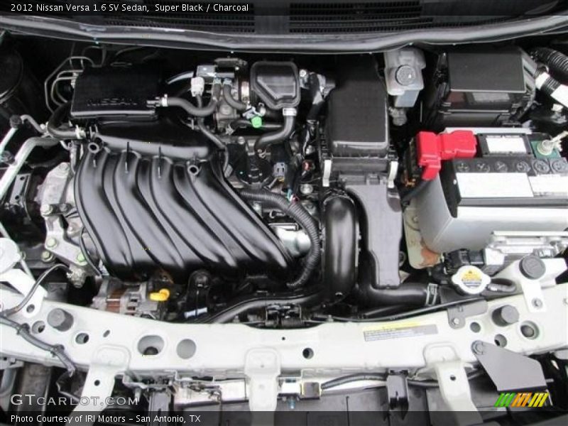 Super Black / Charcoal 2012 Nissan Versa 1.6 SV Sedan