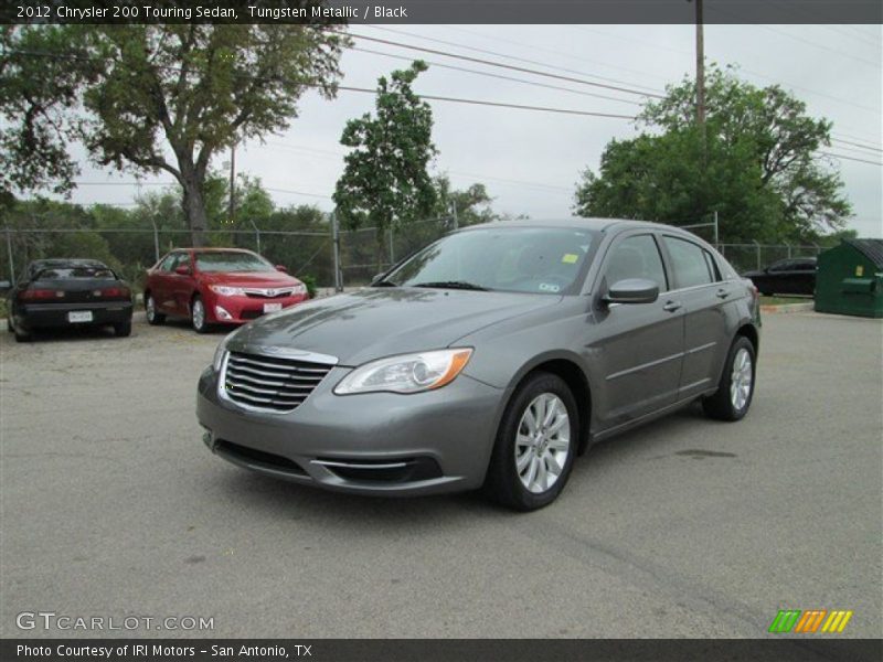 Tungsten Metallic / Black 2012 Chrysler 200 Touring Sedan