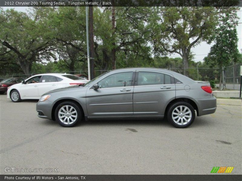 Tungsten Metallic / Black 2012 Chrysler 200 Touring Sedan