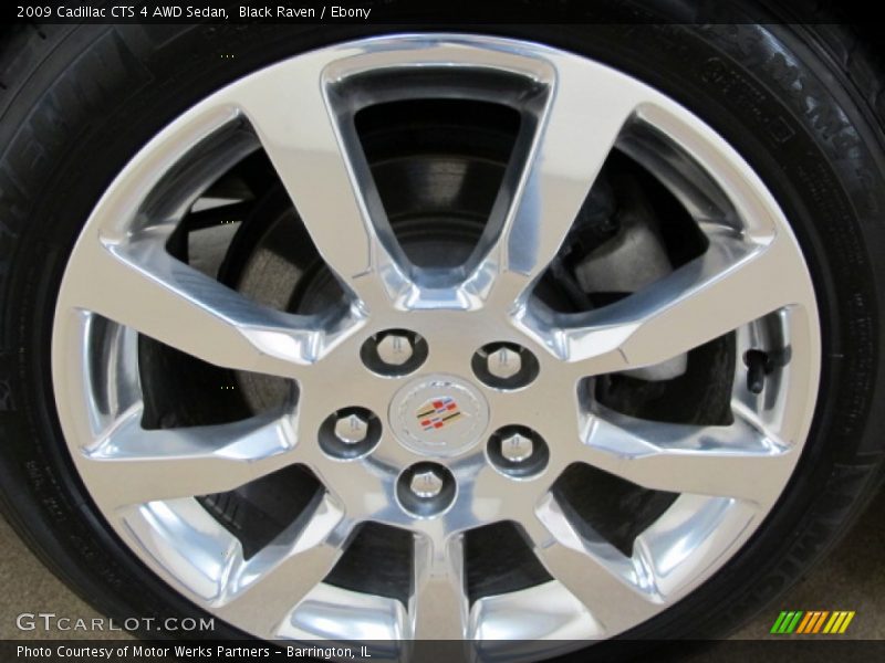 Black Raven / Ebony 2009 Cadillac CTS 4 AWD Sedan