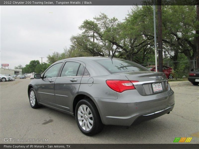 Tungsten Metallic / Black 2012 Chrysler 200 Touring Sedan