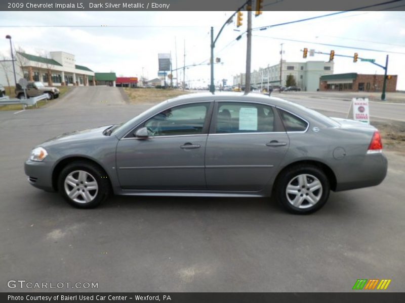 Dark Silver Metallic / Ebony 2009 Chevrolet Impala LS