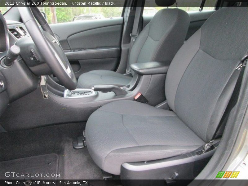 Tungsten Metallic / Black 2012 Chrysler 200 Touring Sedan