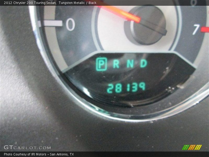 Tungsten Metallic / Black 2012 Chrysler 200 Touring Sedan