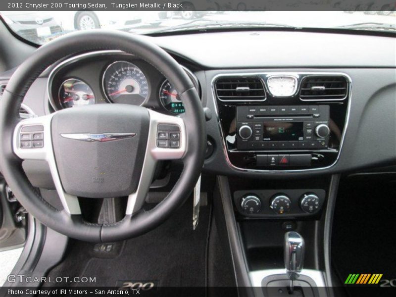 Tungsten Metallic / Black 2012 Chrysler 200 Touring Sedan