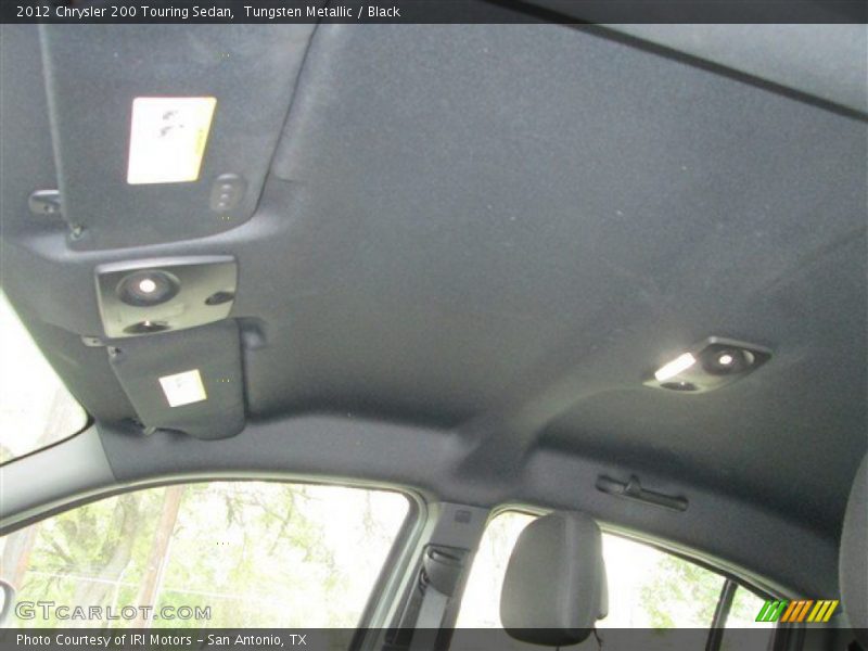 Tungsten Metallic / Black 2012 Chrysler 200 Touring Sedan