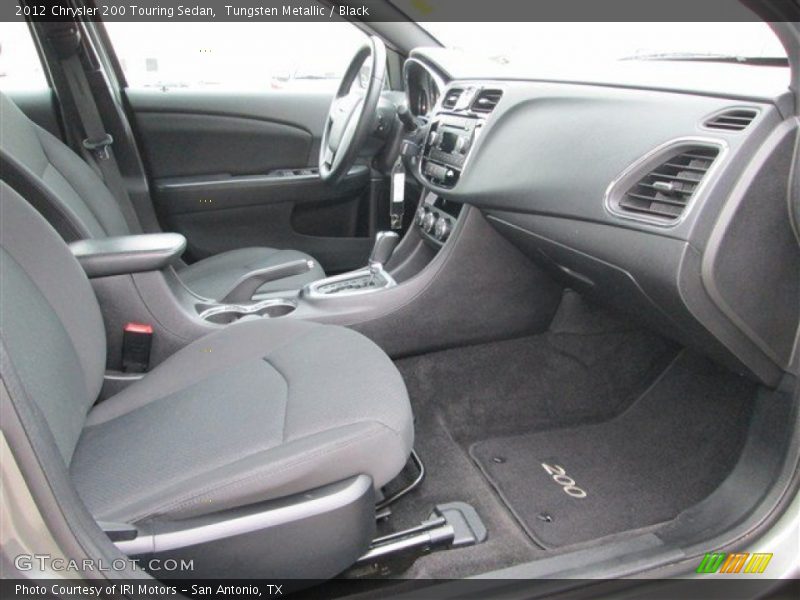 Tungsten Metallic / Black 2012 Chrysler 200 Touring Sedan