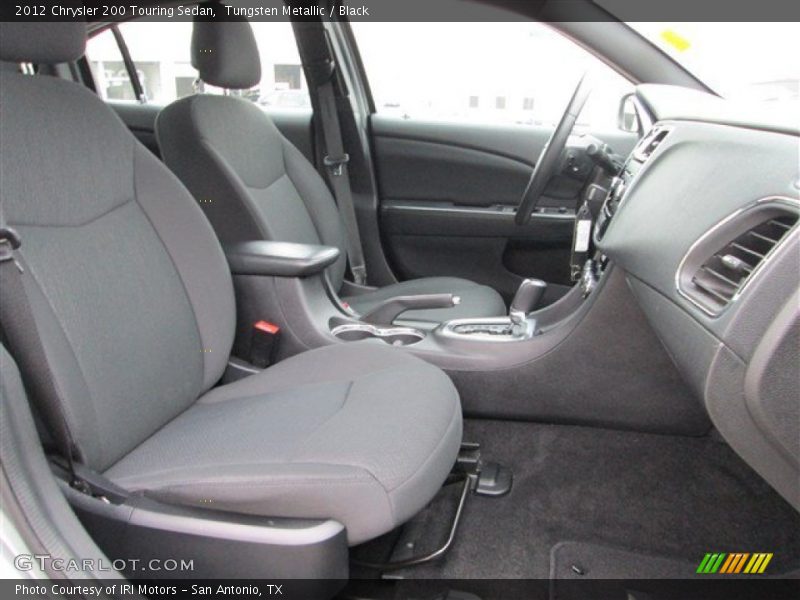 Tungsten Metallic / Black 2012 Chrysler 200 Touring Sedan