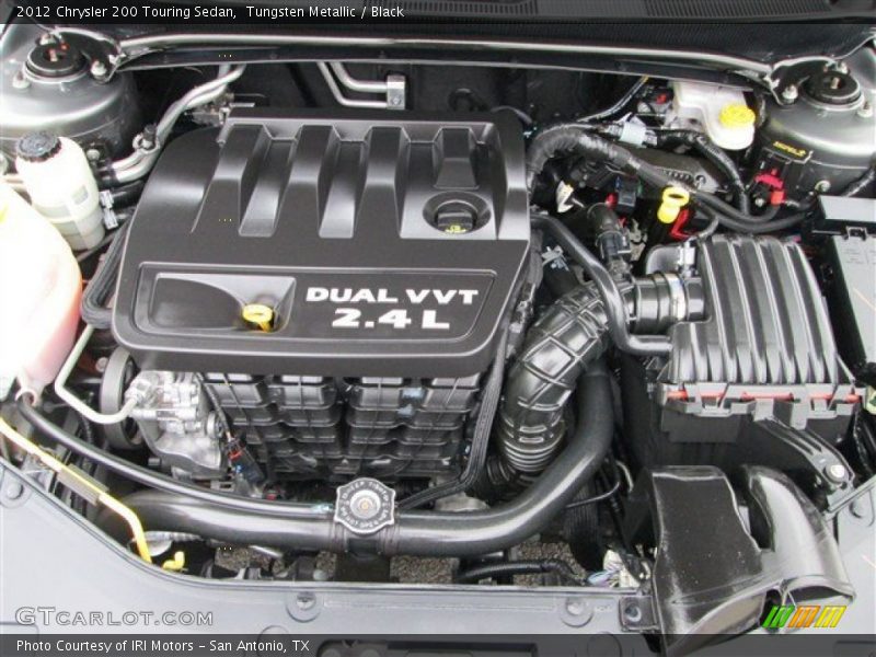 Tungsten Metallic / Black 2012 Chrysler 200 Touring Sedan