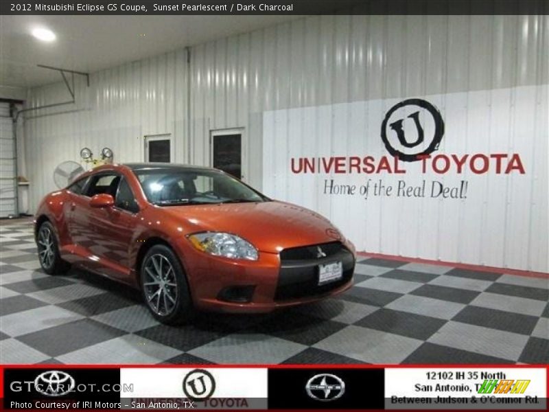 Sunset Pearlescent / Dark Charcoal 2012 Mitsubishi Eclipse GS Coupe