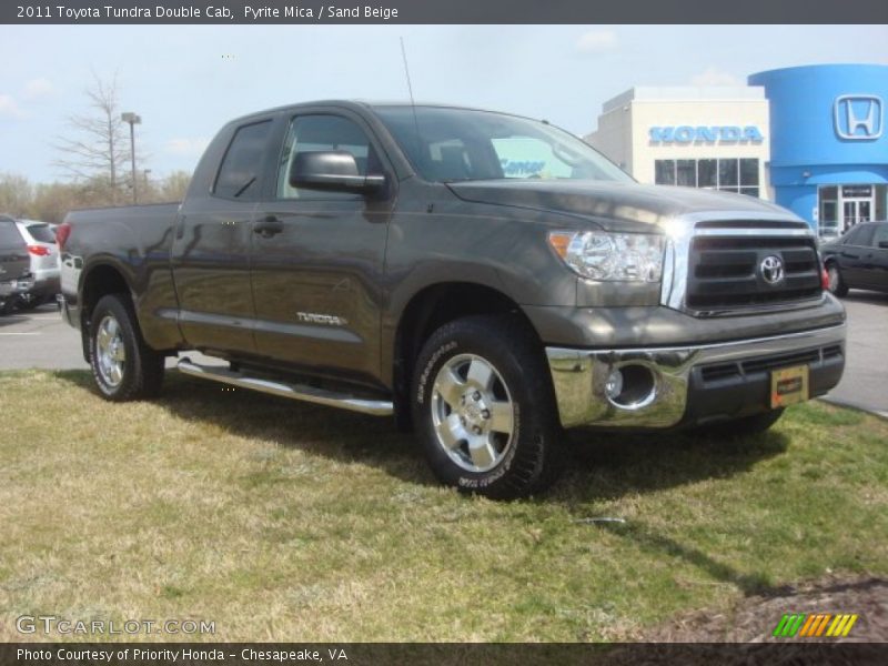 Pyrite Mica / Sand Beige 2011 Toyota Tundra Double Cab