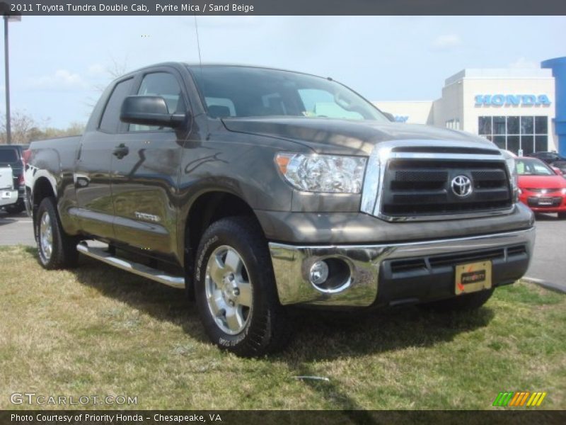Pyrite Mica / Sand Beige 2011 Toyota Tundra Double Cab