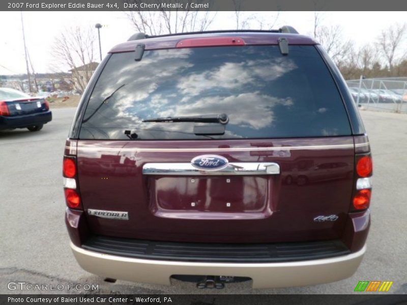 Dark Cherry Metallic / Camel 2007 Ford Explorer Eddie Bauer 4x4