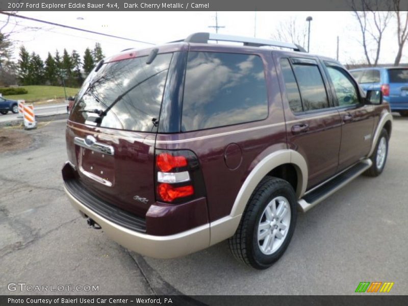 Dark Cherry Metallic / Camel 2007 Ford Explorer Eddie Bauer 4x4