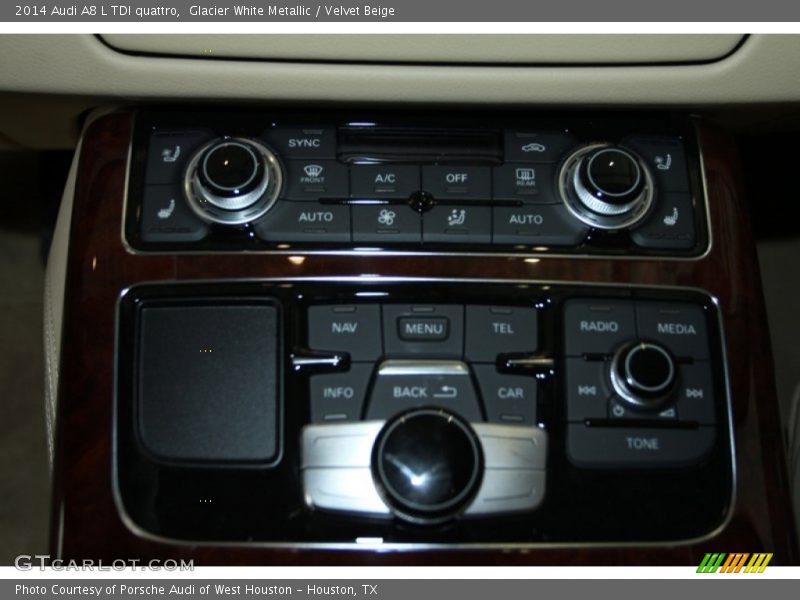 Controls of 2014 A8 L TDI quattro